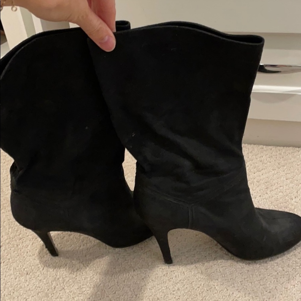 Stella McCartney suede heeled boots